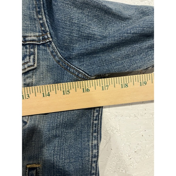 Levi's Levi Strauss 70590 Womens Blue Denim Jeans Jacket Size Medium Button - Picture 9 of 11